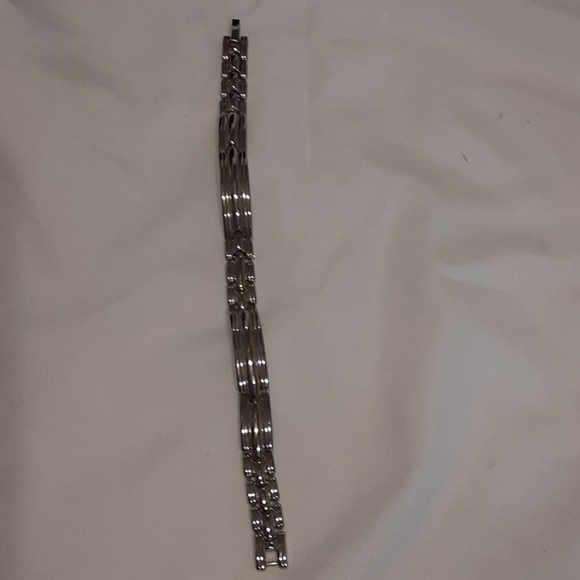 Silver Men's Bracelet - Picture 2 of 6
